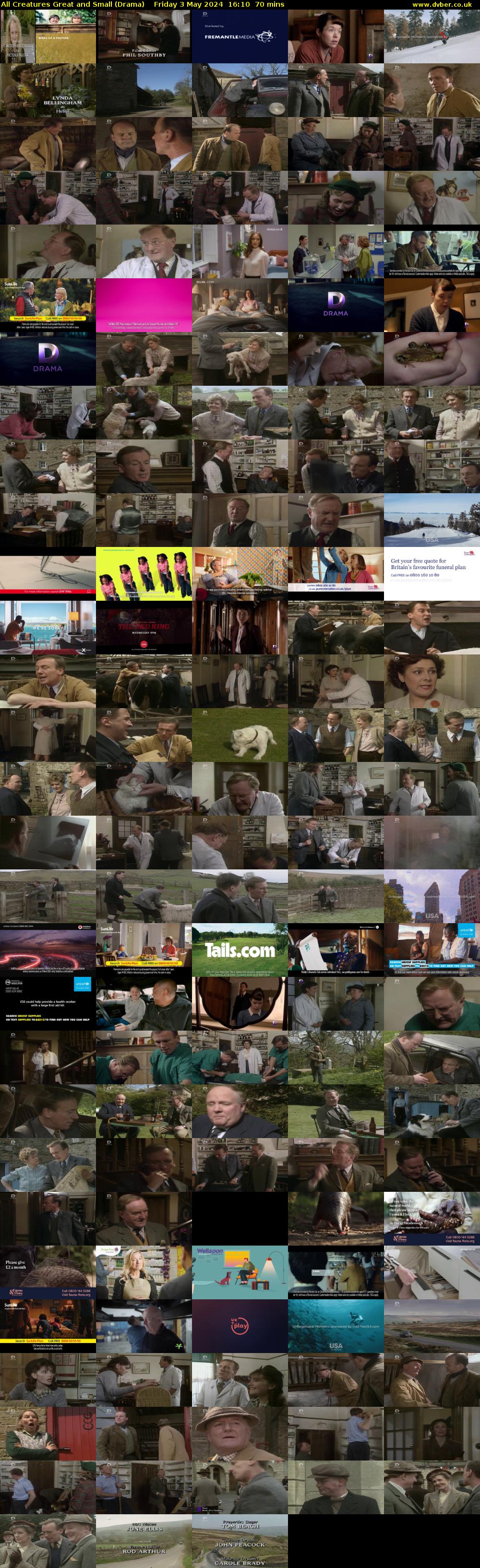 All Creatures Great and Small (Drama) Friday 3 May 2024 16:10 - 17:20