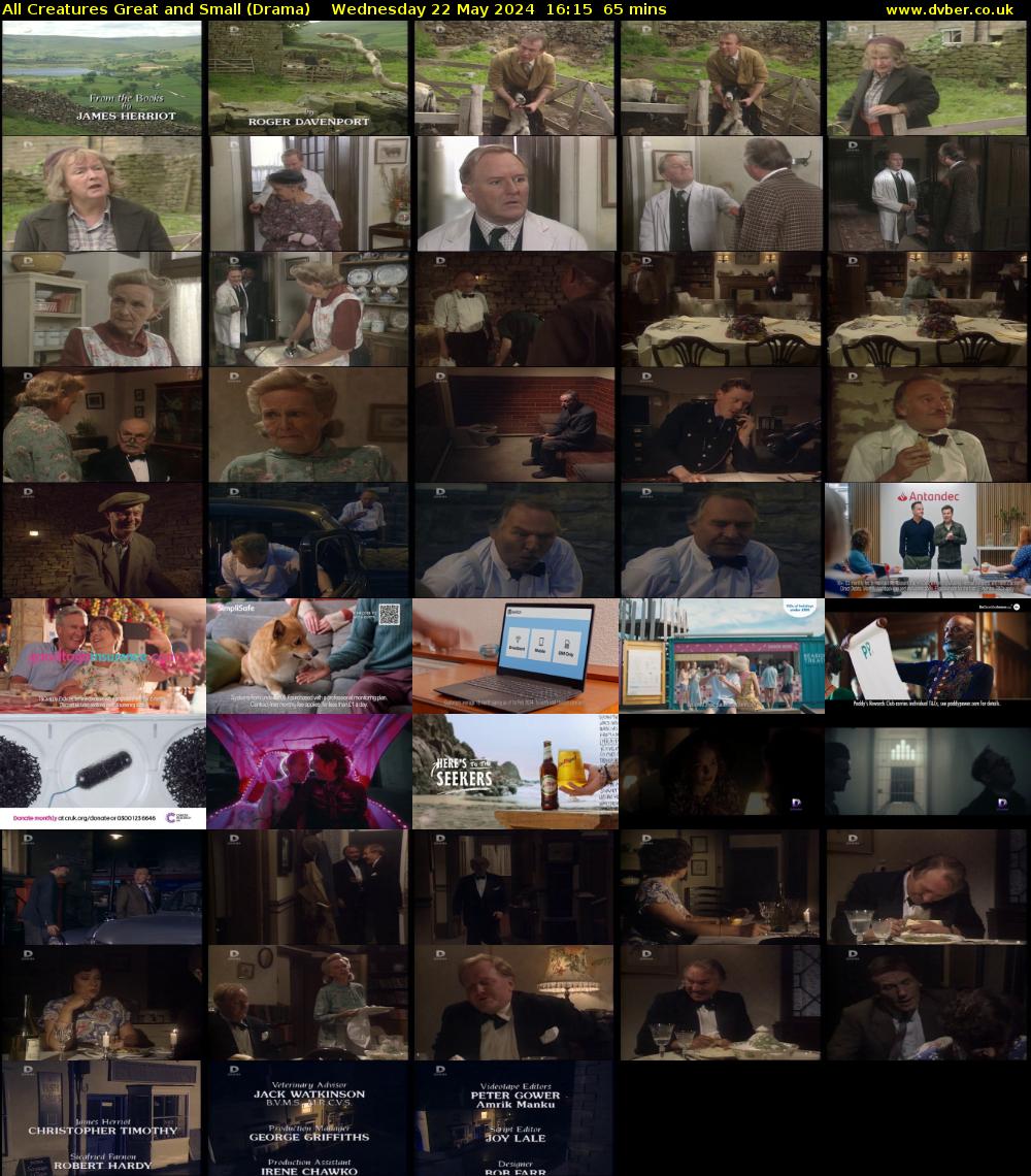 All Creatures Great and Small (Drama) Wednesday 22 May 2024 16:15 - 17:20