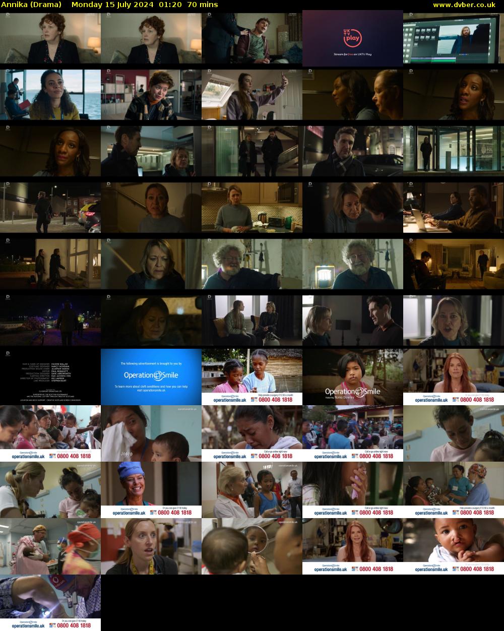 Annika (Drama) Monday 15 July 2024 01:20 - 02:30