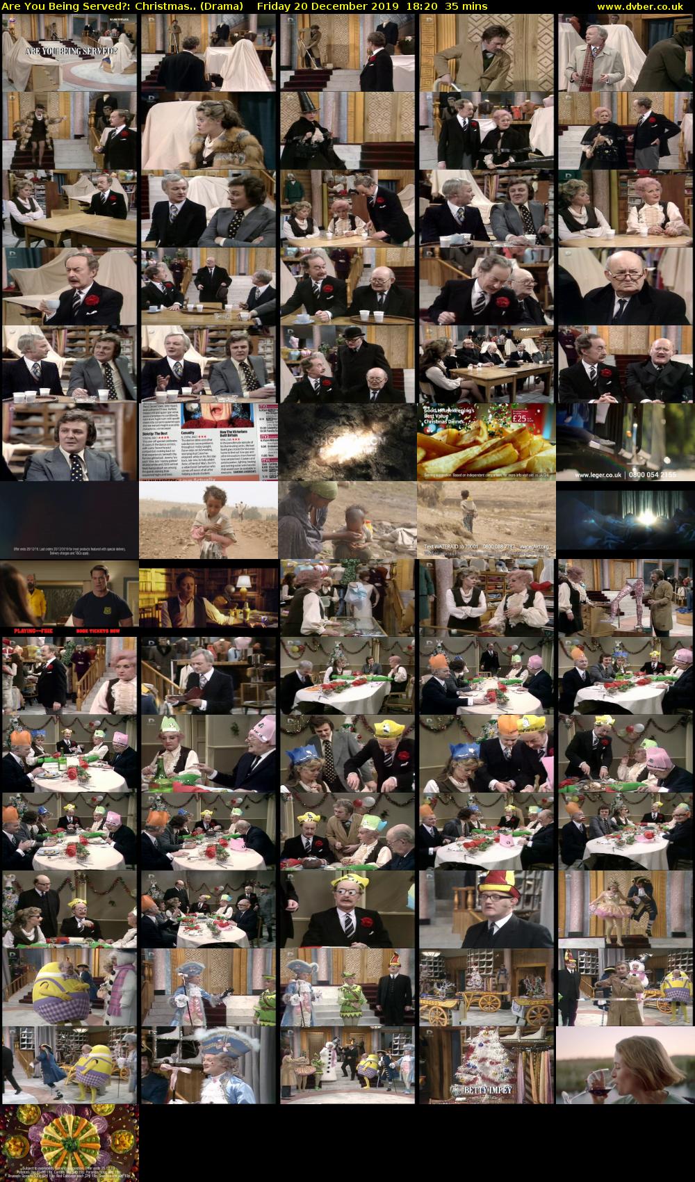Are You Being Served?: Christmas.. (Drama) Friday 20 December 2019 18:20 - 18:55