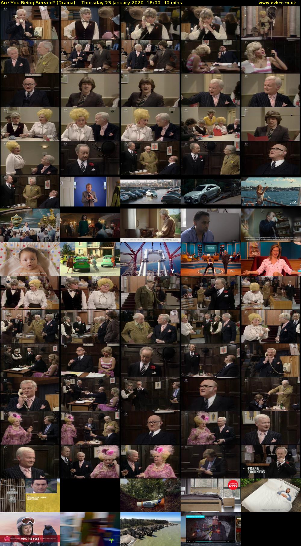 Are You Being Served? (Drama) Thursday 23 January 2020 18:00 - 18:40