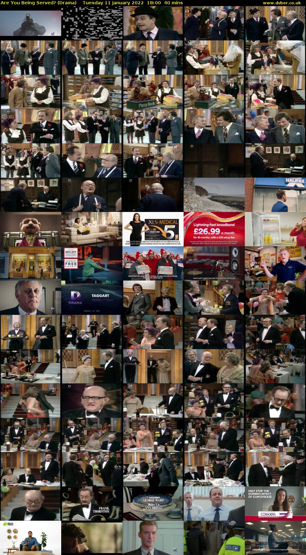 Are You Being Served? (Drama) Tuesday 11 January 2022 18:00 - 18:40