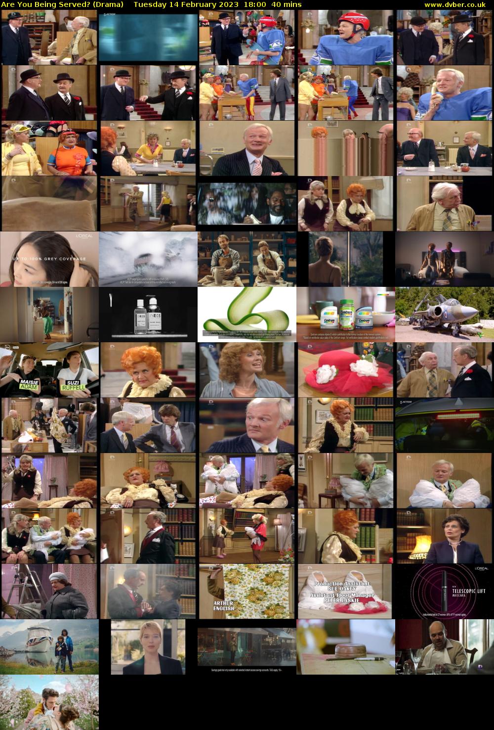 Are You Being Served? (Drama) Tuesday 14 February 2023 18:00 - 18:40