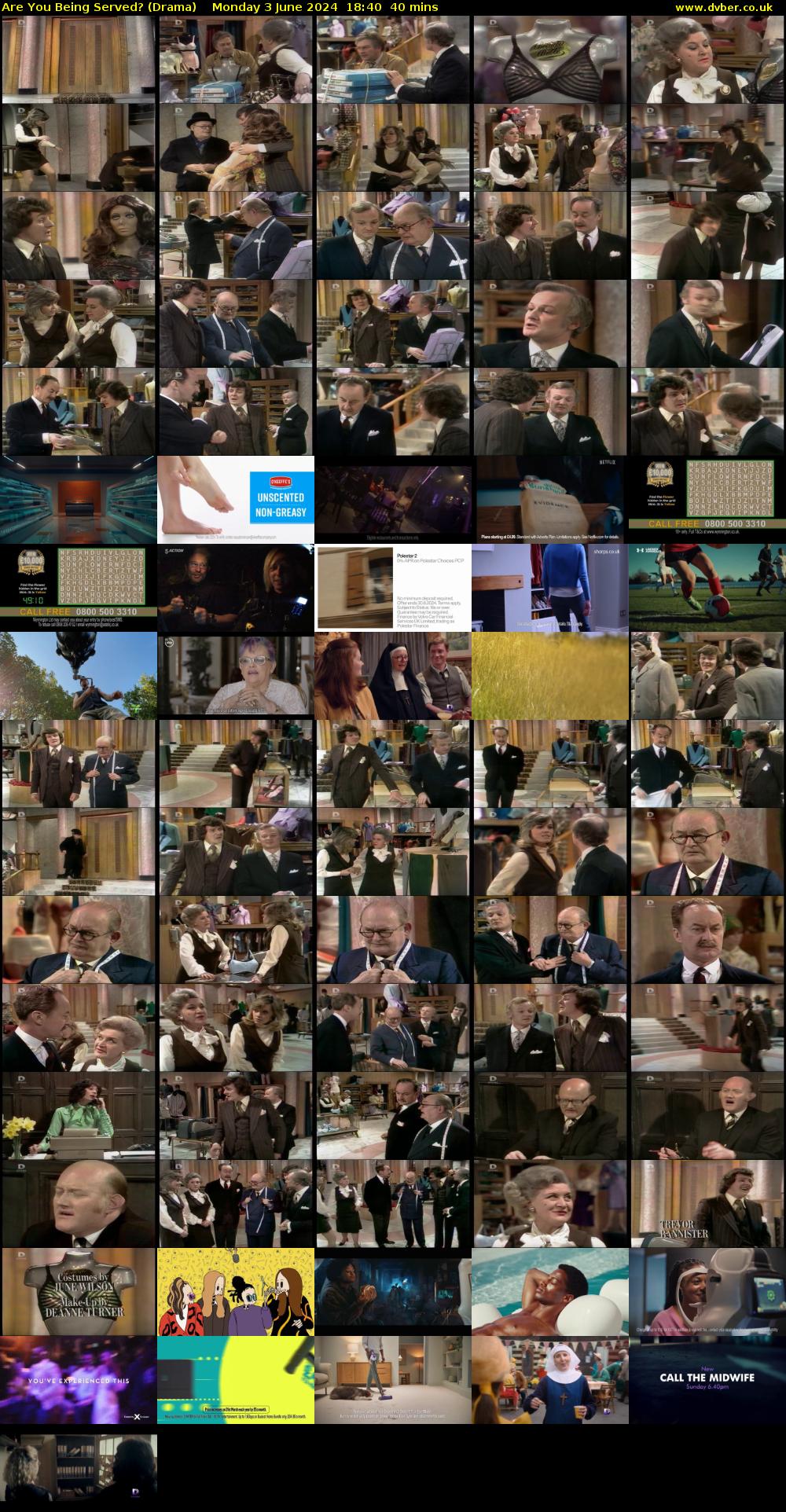 Are You Being Served? (Drama) Monday 3 June 2024 18:40 - 19:20