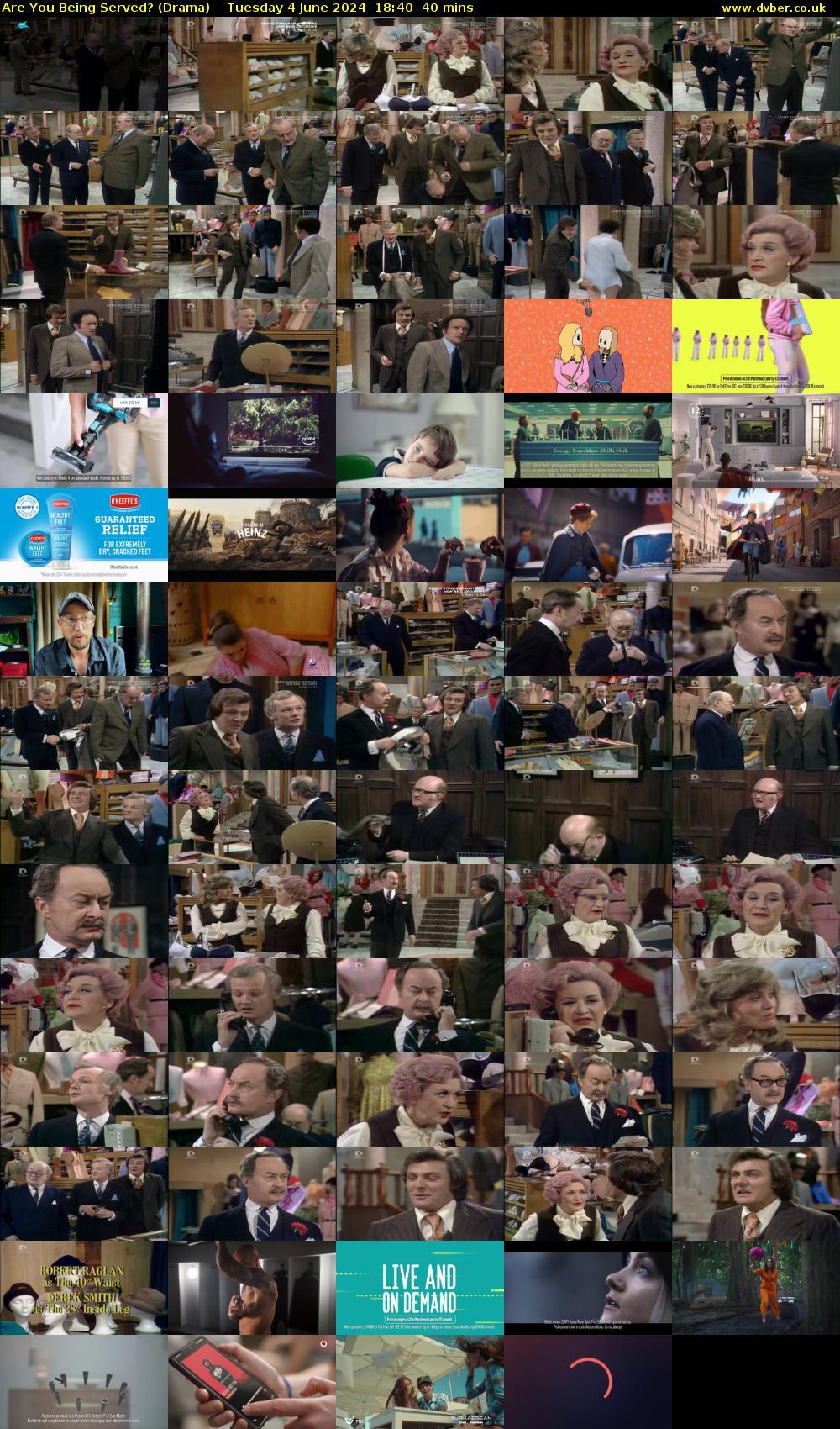 Are You Being Served? (Drama) Tuesday 4 June 2024 18:40 - 19:20