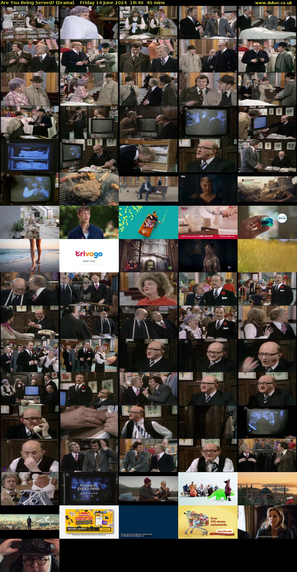 Are You Being Served? (Drama) Friday 14 June 2024 18:40 - 19:20