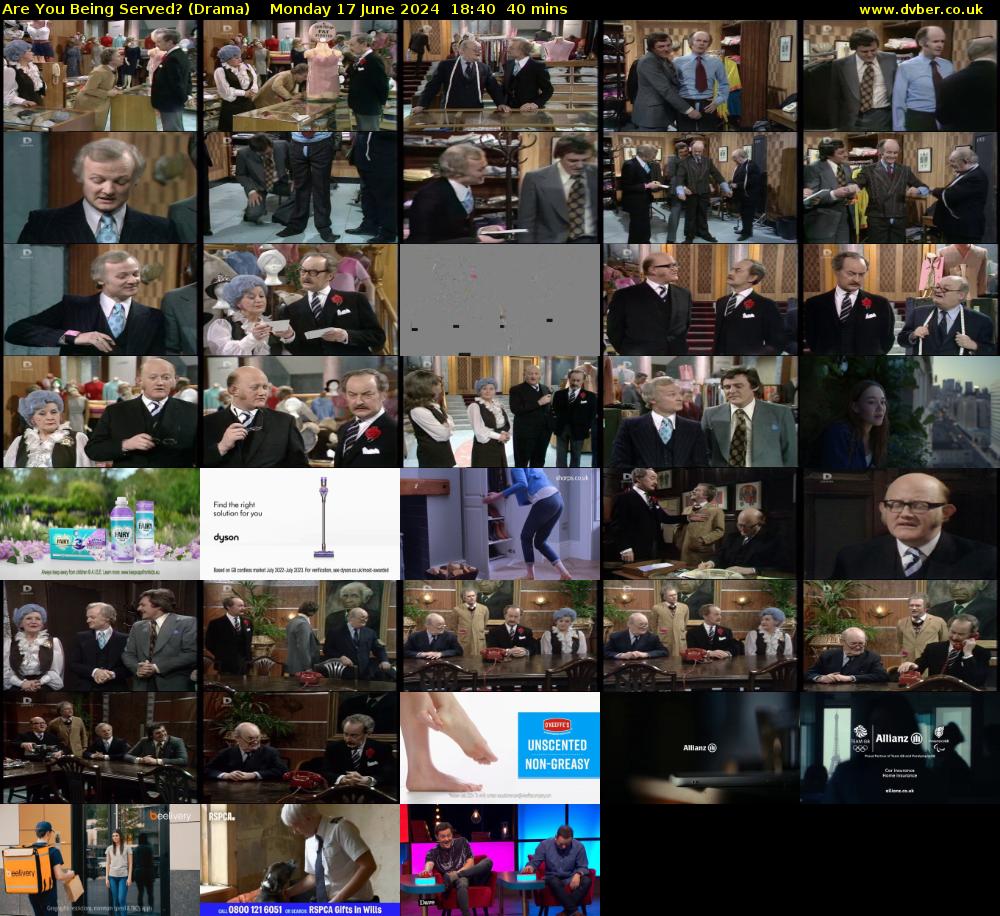 Are You Being Served? (Drama) Monday 17 June 2024 18:40 - 19:20