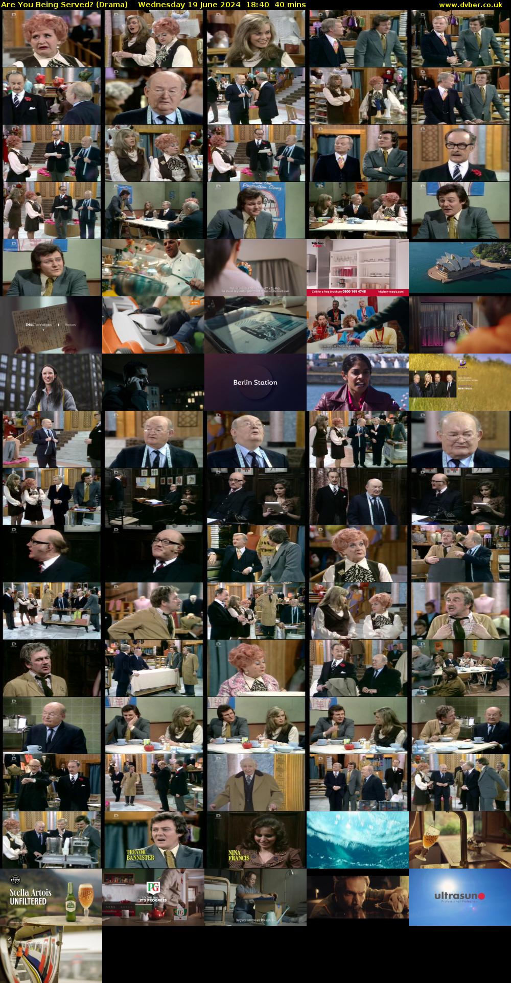 Are You Being Served? (Drama) Wednesday 19 June 2024 18:40 - 19:20