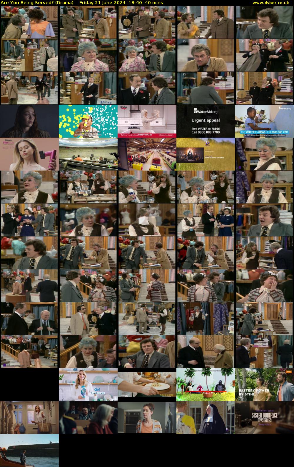 Are You Being Served? (Drama) Friday 21 June 2024 18:40 - 19:20