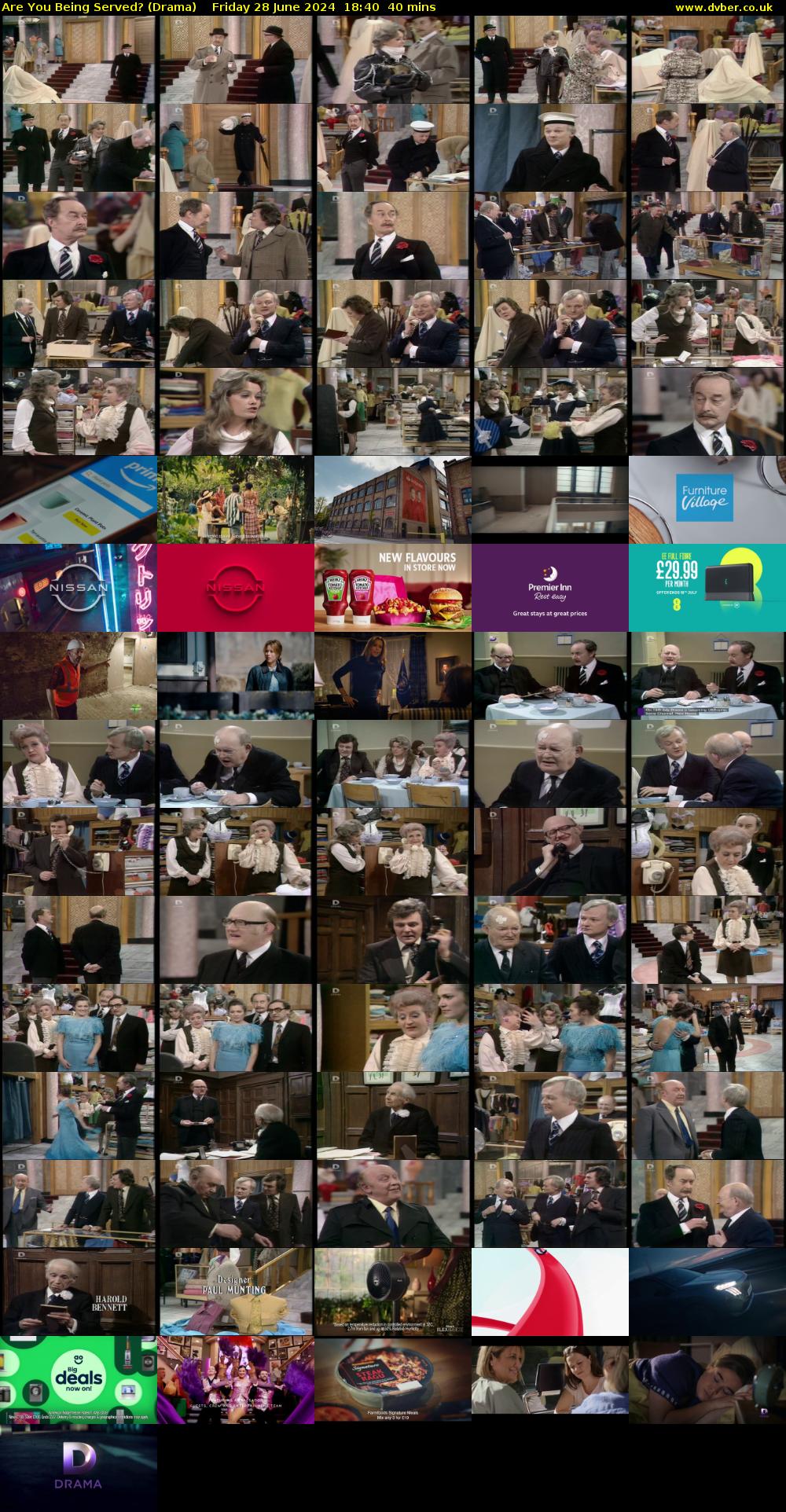 Are You Being Served? (Drama) Friday 28 June 2024 18:40 - 19:20