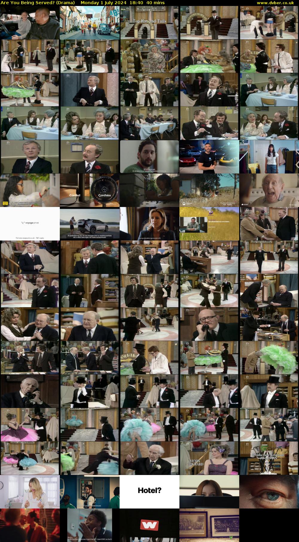 Are You Being Served? (Drama) Monday 1 July 2024 18:40 - 19:20
