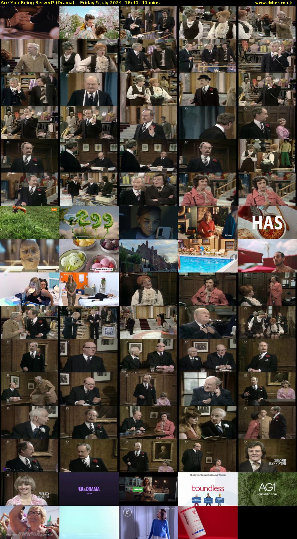 Are You Being Served? (Drama) Friday 5 July 2024 18:40 - 19:20