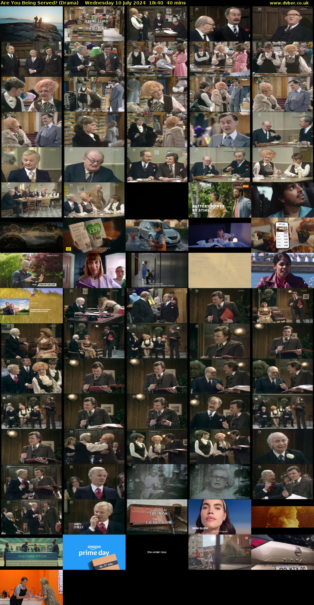 Are You Being Served? (Drama) Wednesday 10 July 2024 18:40 - 19:20