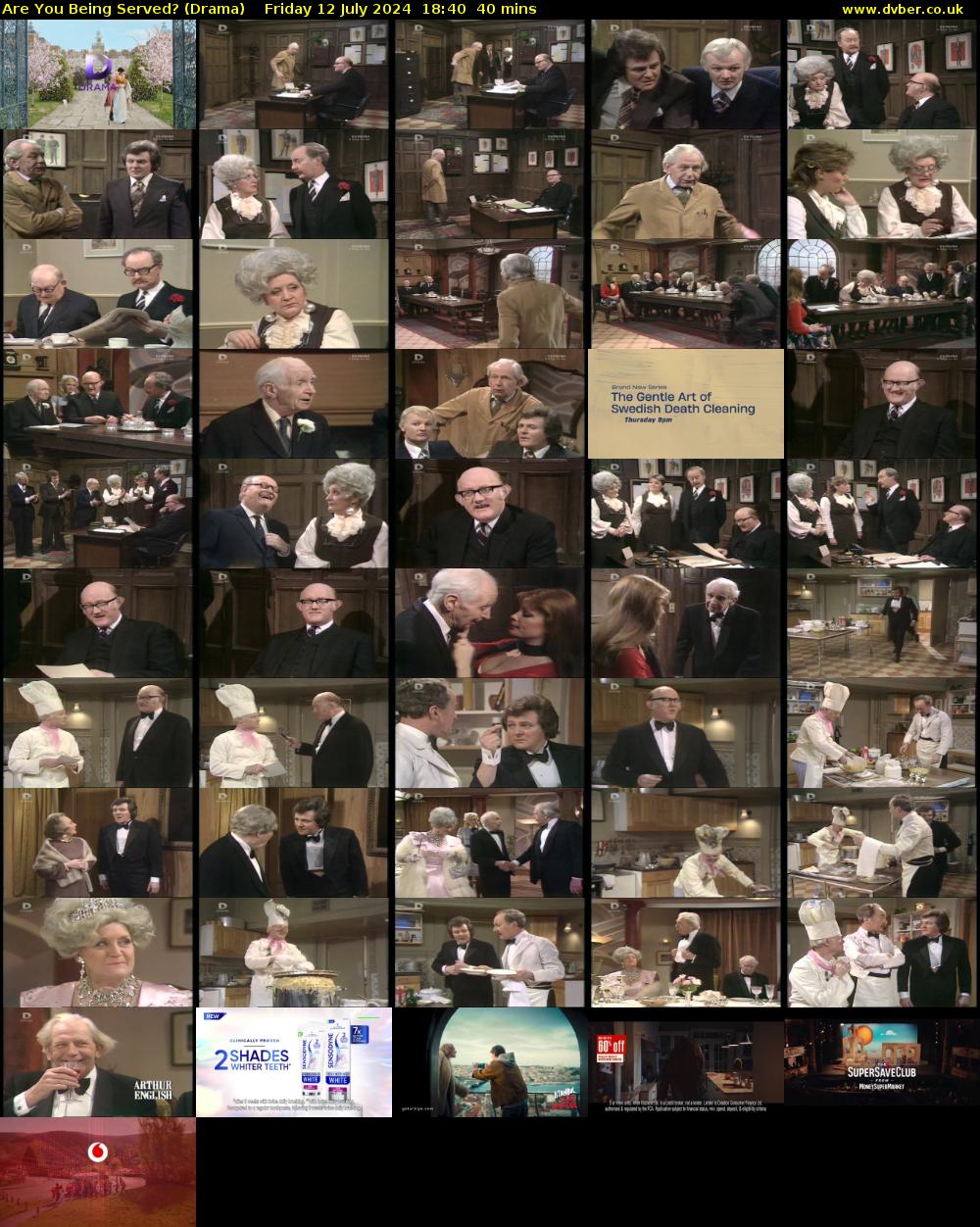 Are You Being Served? (Drama) Friday 12 July 2024 18:40 - 19:20