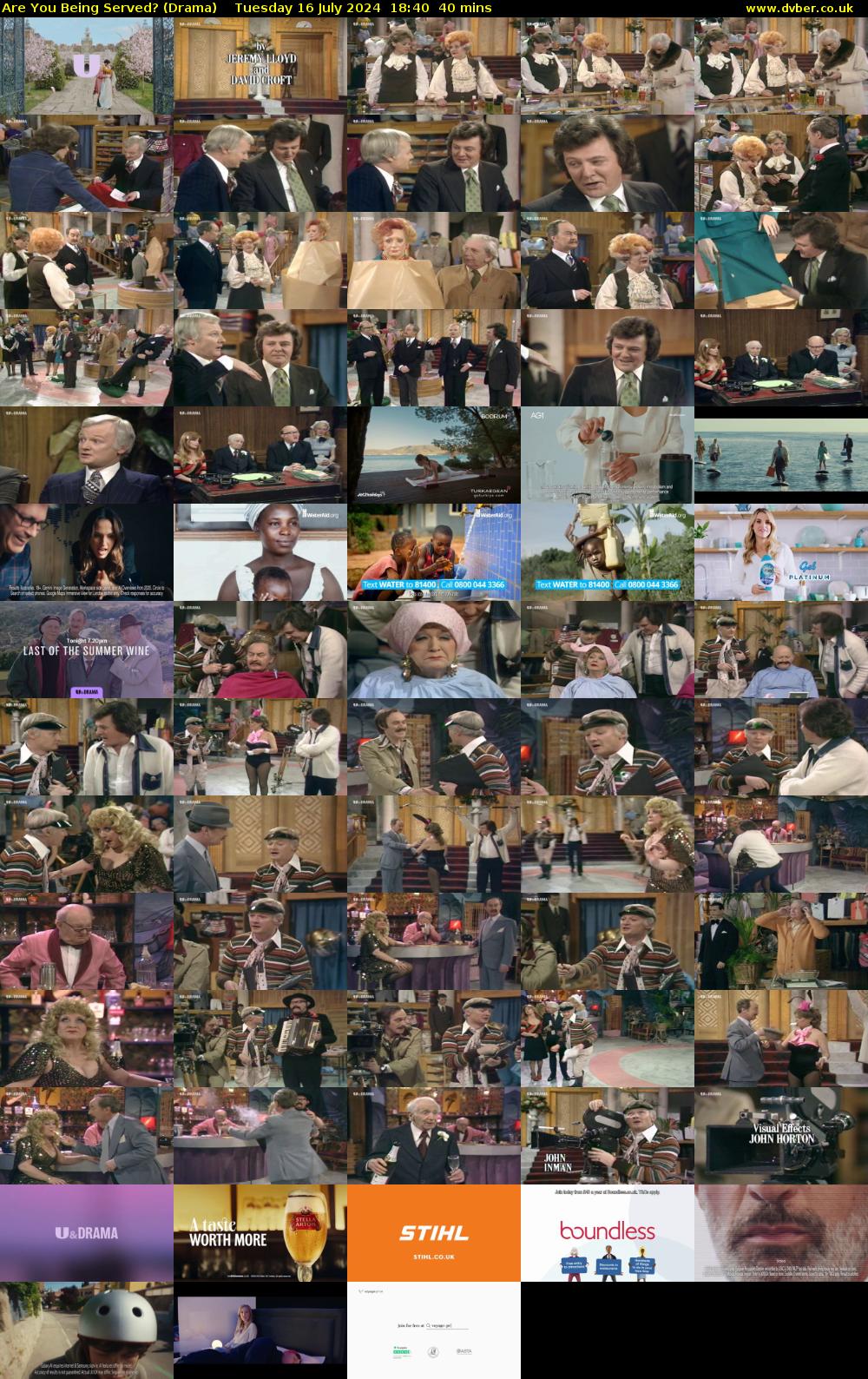 Are You Being Served? (Drama) Tuesday 16 July 2024 18:40 - 19:20