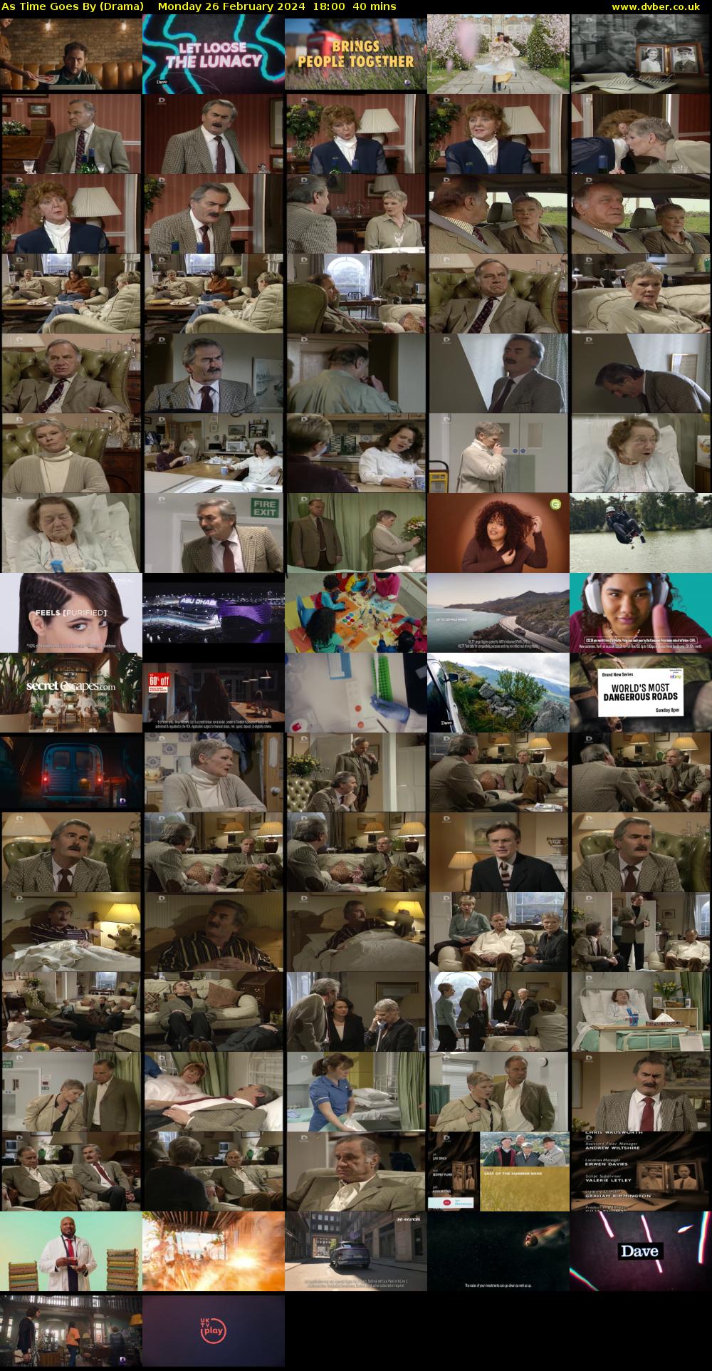 As Time Goes By (Drama) Monday 26 February 2024 18:00 - 18:40