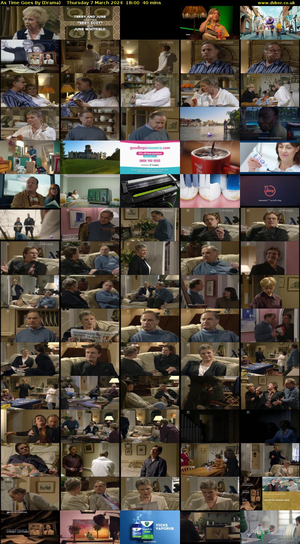 As Time Goes By (Drama) Thursday 7 March 2024 18:00 - 18:40