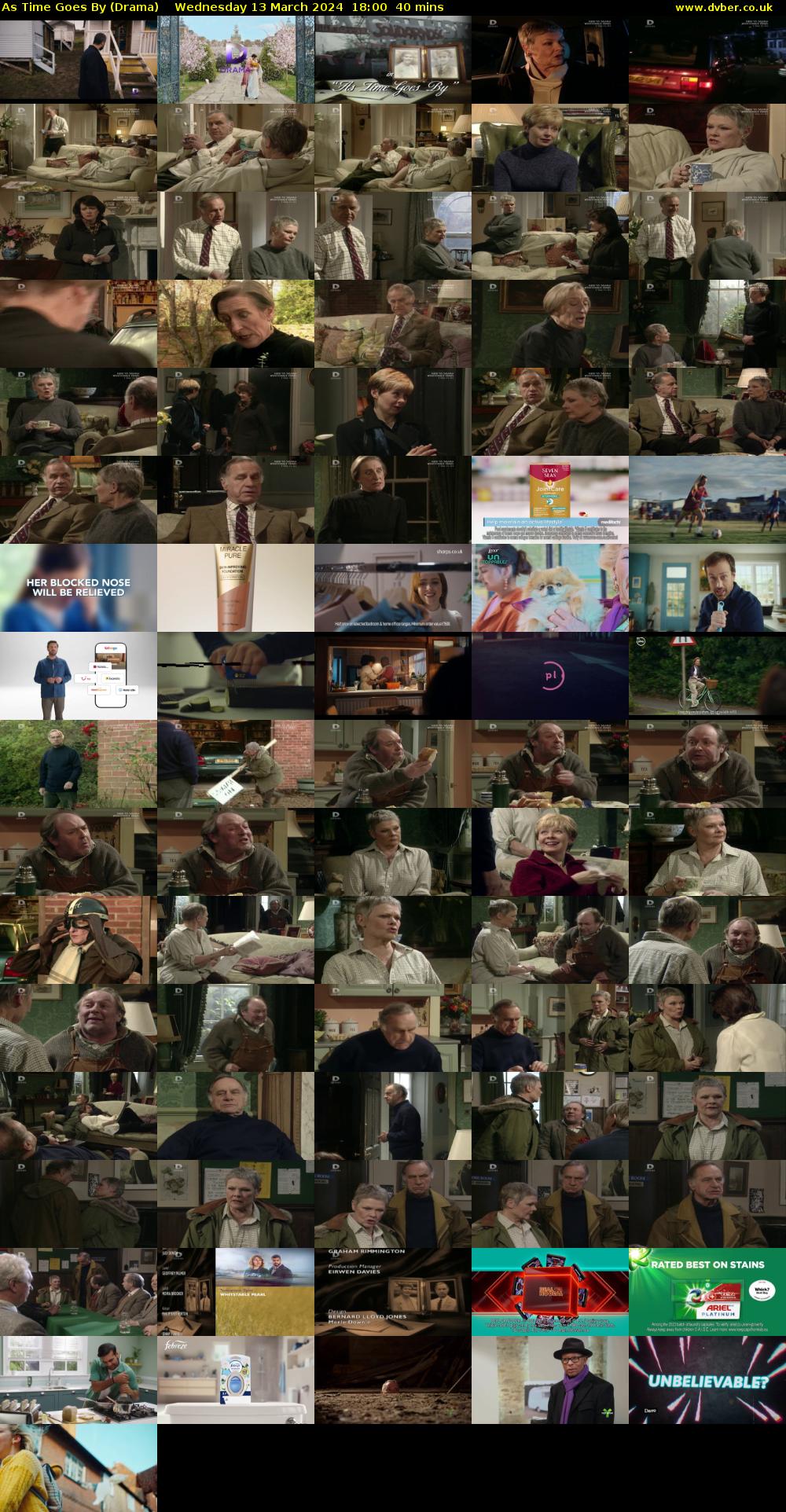 As Time Goes By (Drama) Wednesday 13 March 2024 18:00 - 18:40
