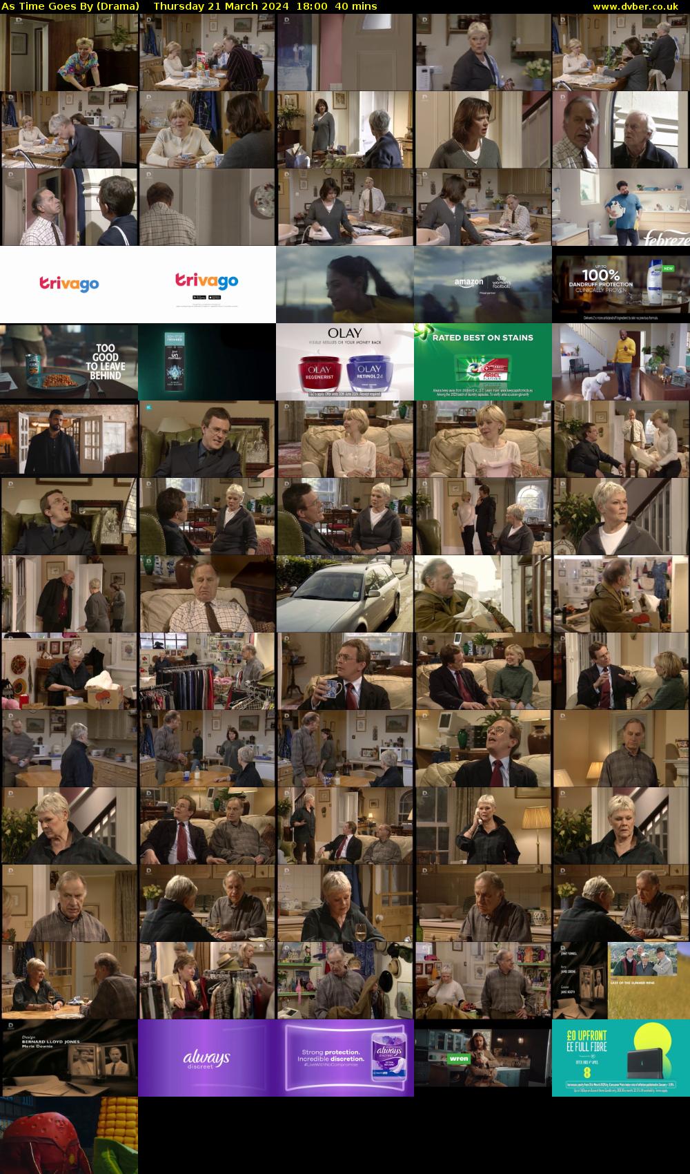 As Time Goes By (Drama) Thursday 21 March 2024 18:00 - 18:40