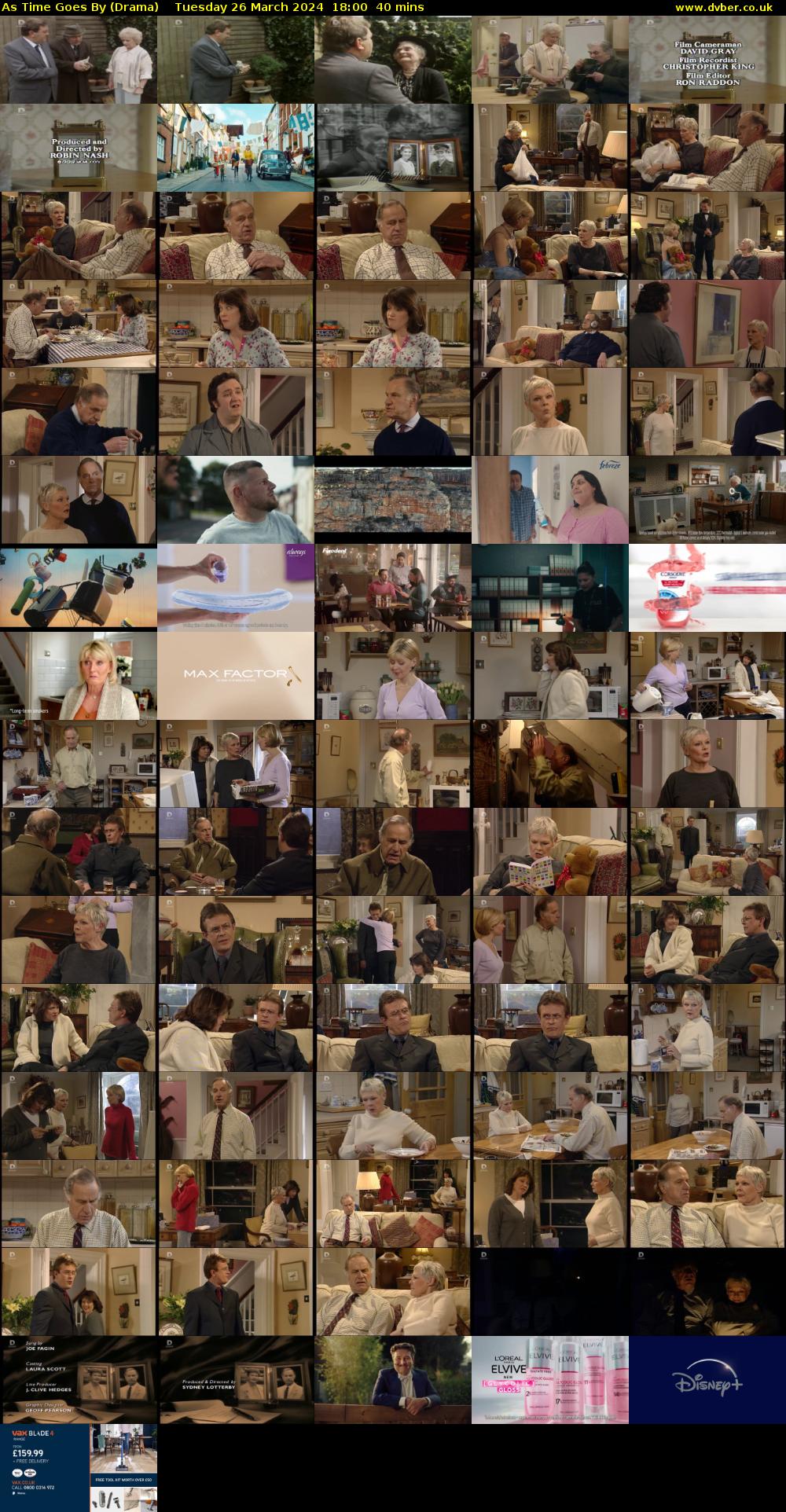 As Time Goes By (Drama) Tuesday 26 March 2024 18:00 - 18:40