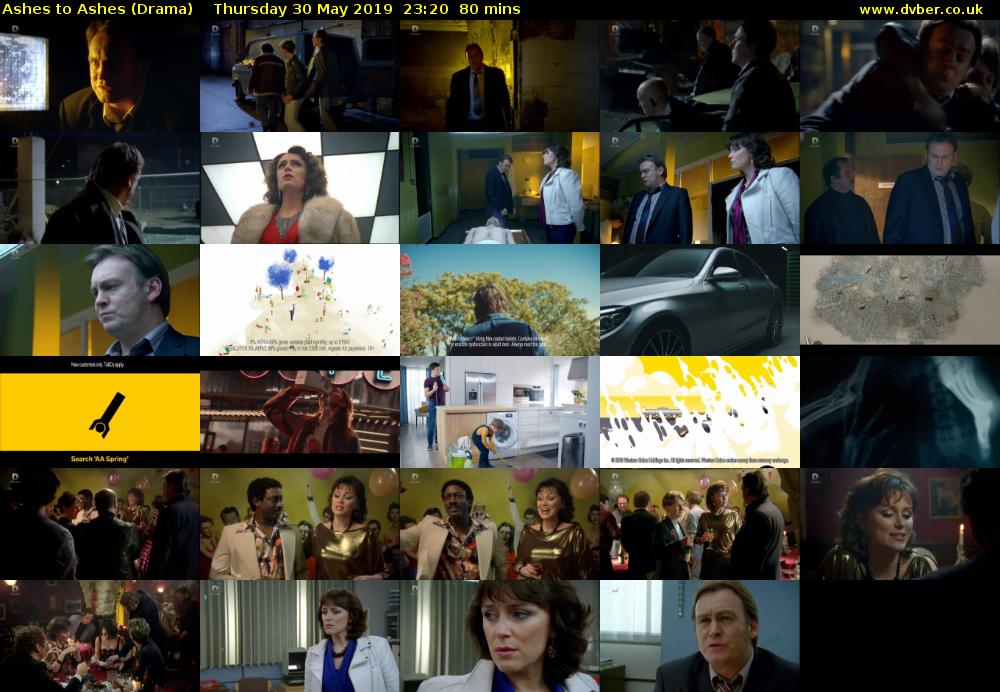 Ashes to Ashes (Drama) Thursday 30 May 2019 23:20 - 00:40