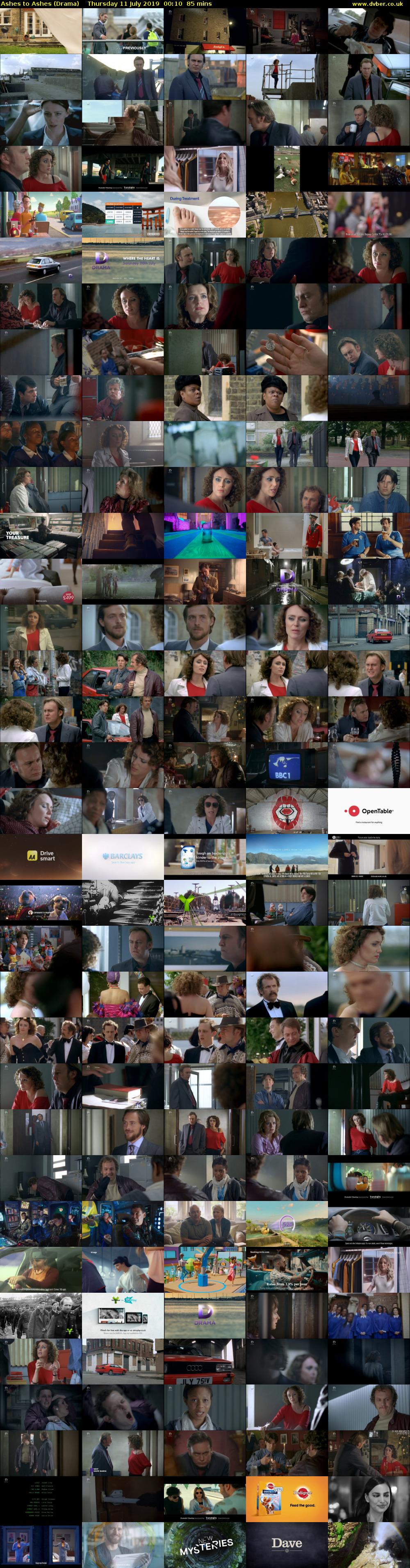 Ashes to Ashes (Drama) Thursday 11 July 2019 00:10 - 01:35