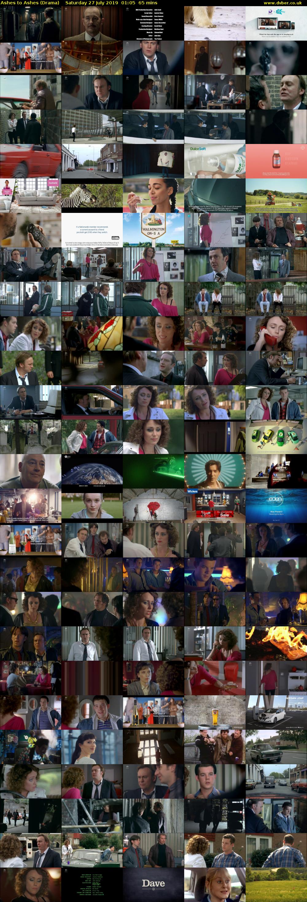 Ashes to Ashes (Drama) Saturday 27 July 2019 01:05 - 02:10