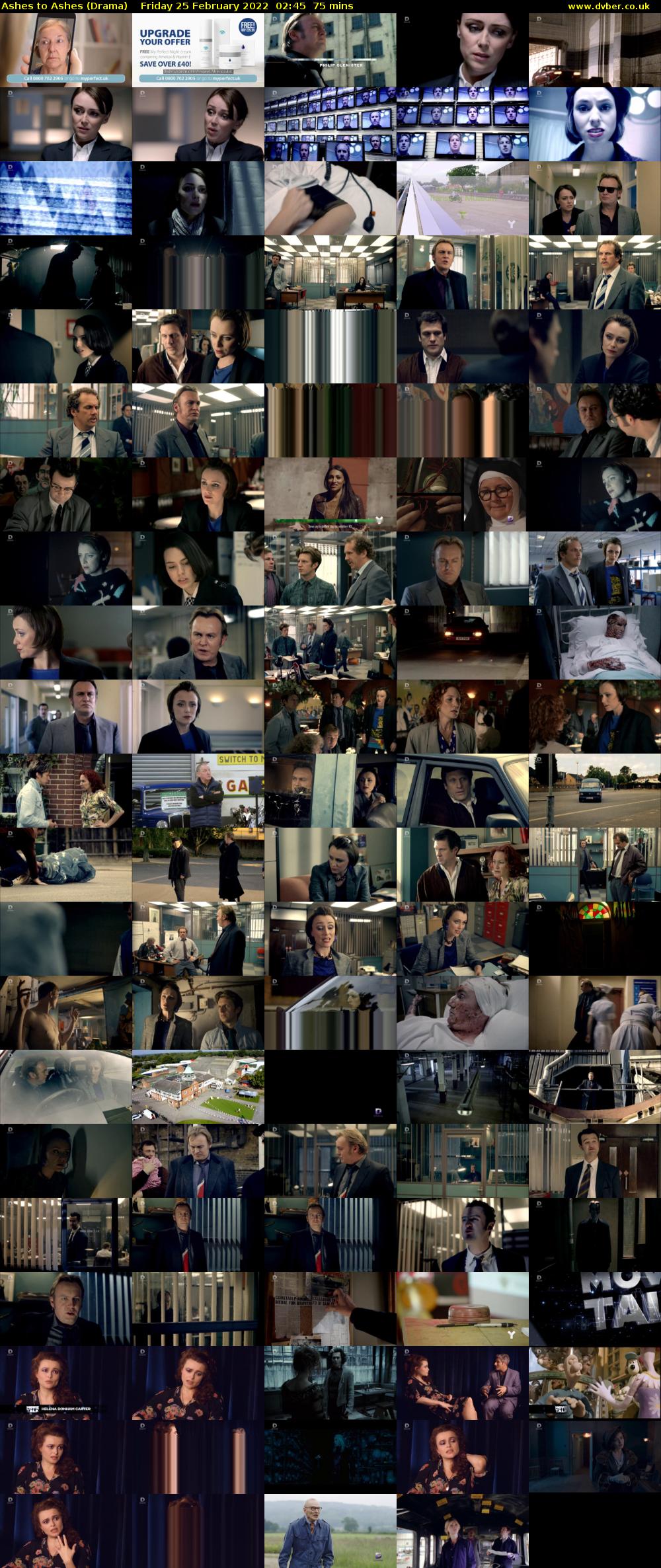 Ashes to Ashes (Drama) Friday 25 February 2022 02:45 - 04:00