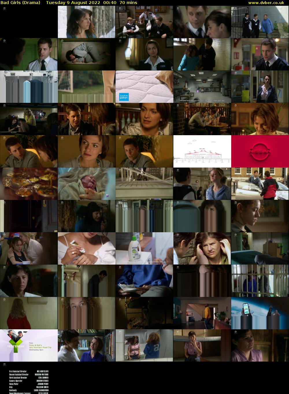 Bad Girls (Drama) Tuesday 9 August 2022 00:40 - 01:50