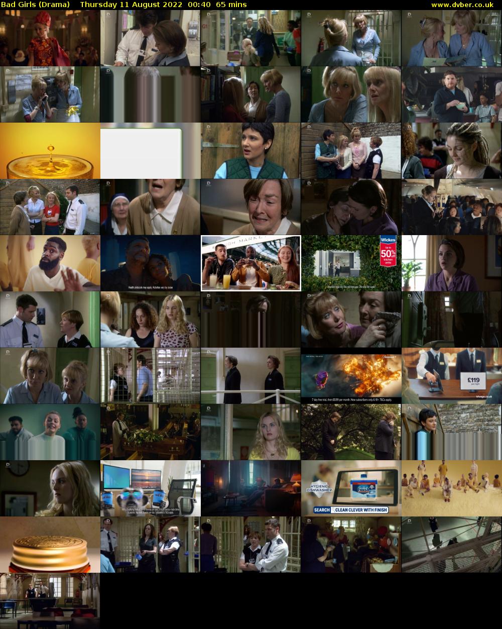 Bad Girls (Drama) Thursday 11 August 2022 00:40 - 01:45