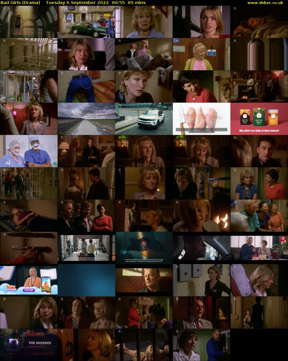 Bad Girls (Drama) Tuesday 6 September 2022 00:55 - 02:00