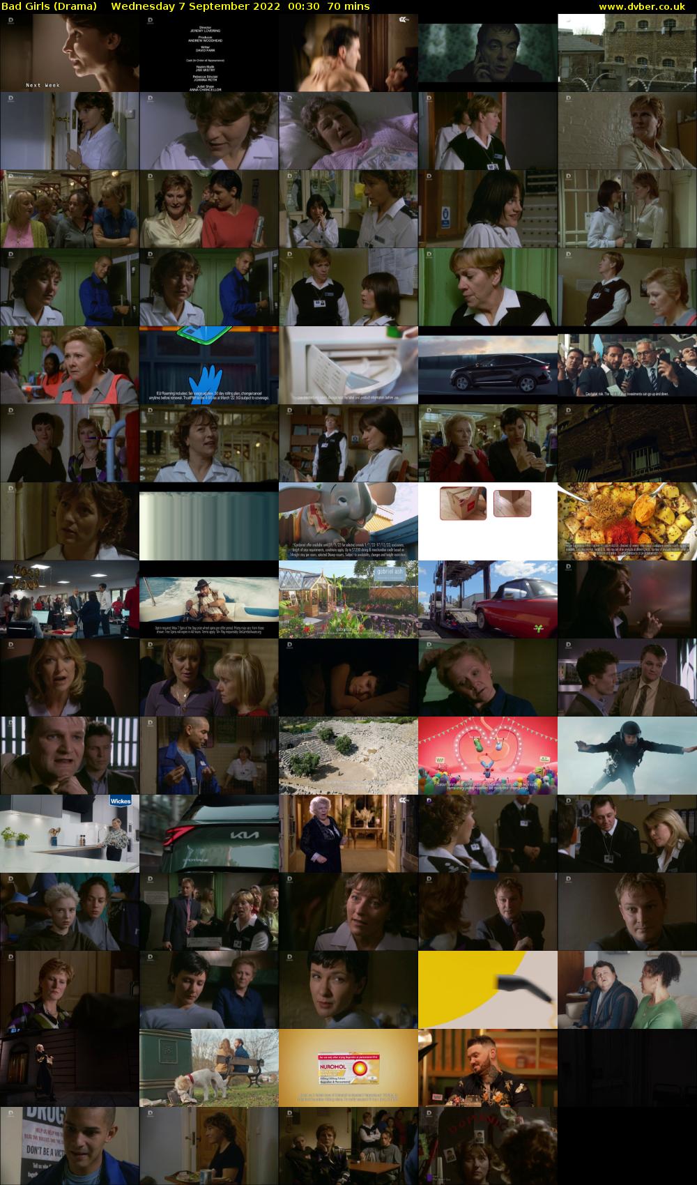 Bad Girls (Drama) Wednesday 7 September 2022 00:30 - 01:40