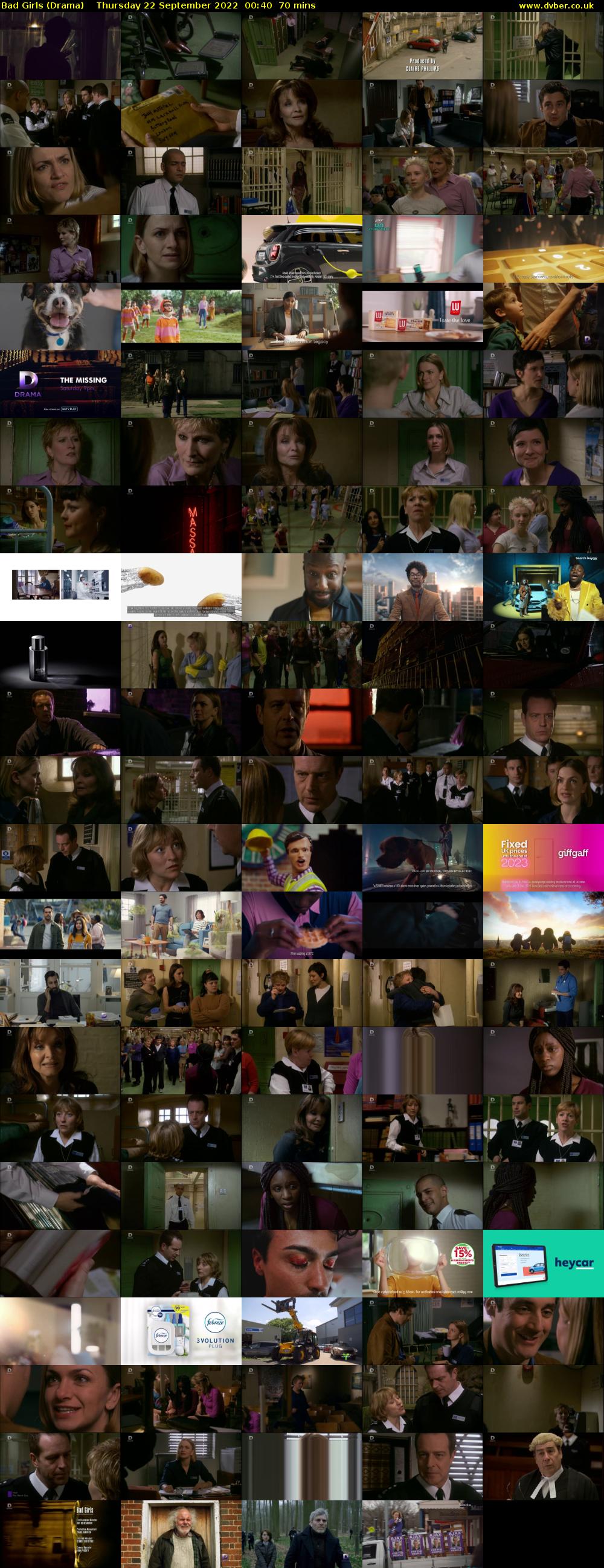Bad Girls (Drama) Thursday 22 September 2022 00:40 - 01:50