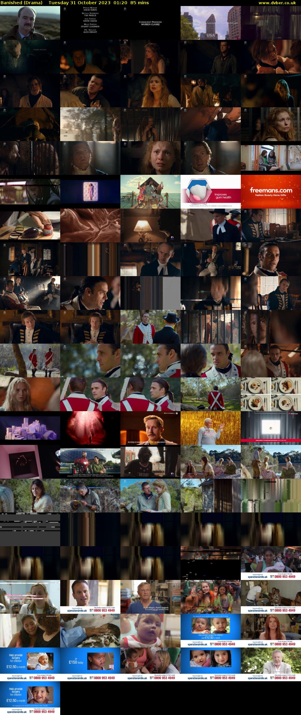 Banished (Drama) Tuesday 31 October 2023 01:20 - 02:45