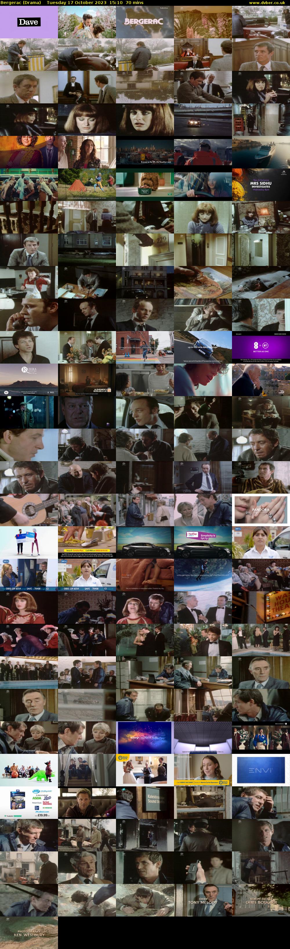 Bergerac (Drama) Tuesday 17 October 2023 15:10 - 16:20