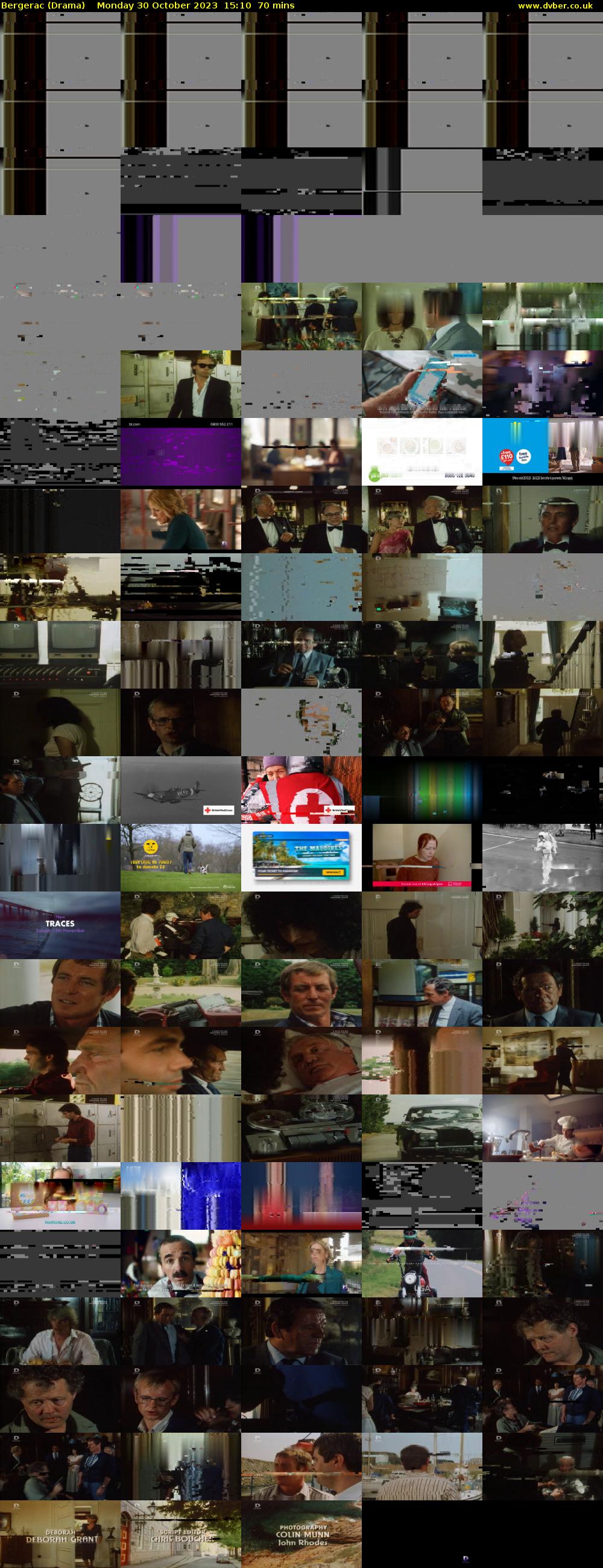 Bergerac (Drama) Monday 30 October 2023 15:10 - 16:20