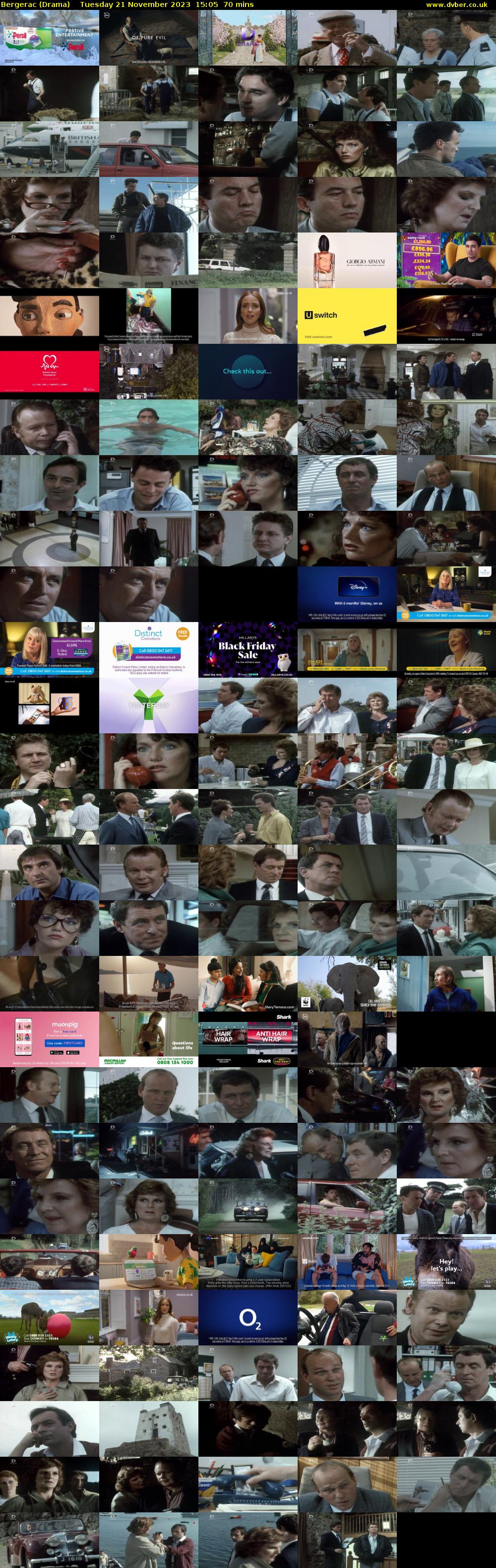 Bergerac (Drama) Tuesday 21 November 2023 15:05 - 16:15