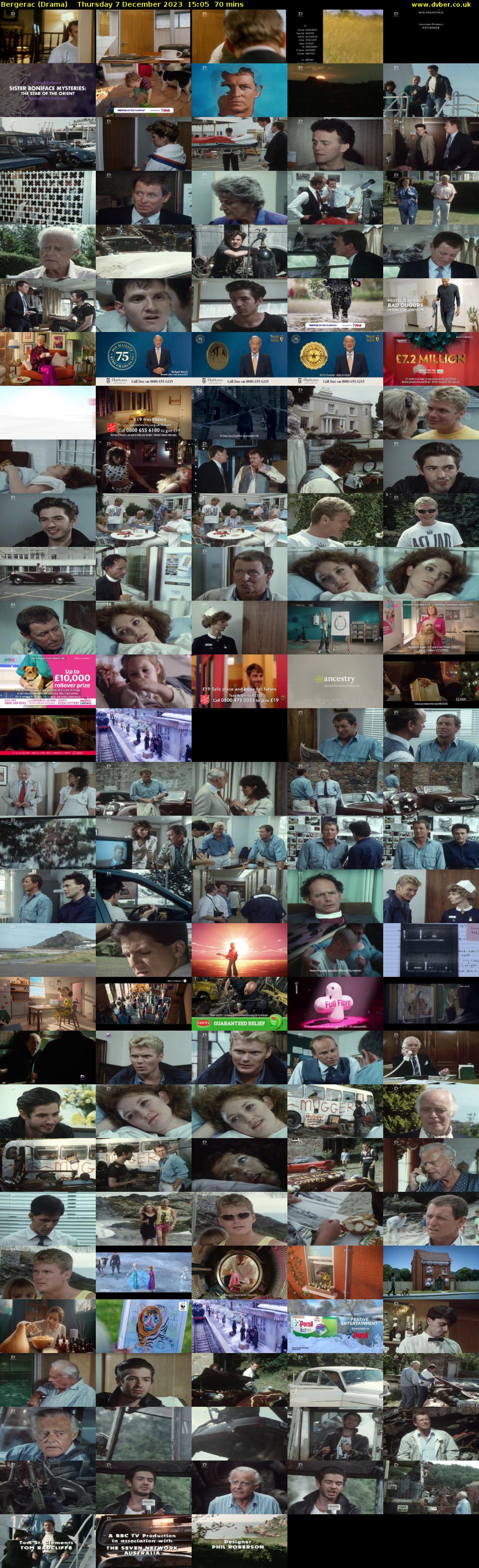 Bergerac (Drama) Thursday 7 December 2023 15:05 - 16:15