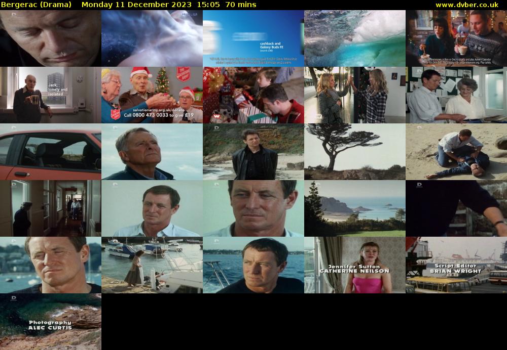 Bergerac (Drama) Monday 11 December 2023 15:05 - 16:15