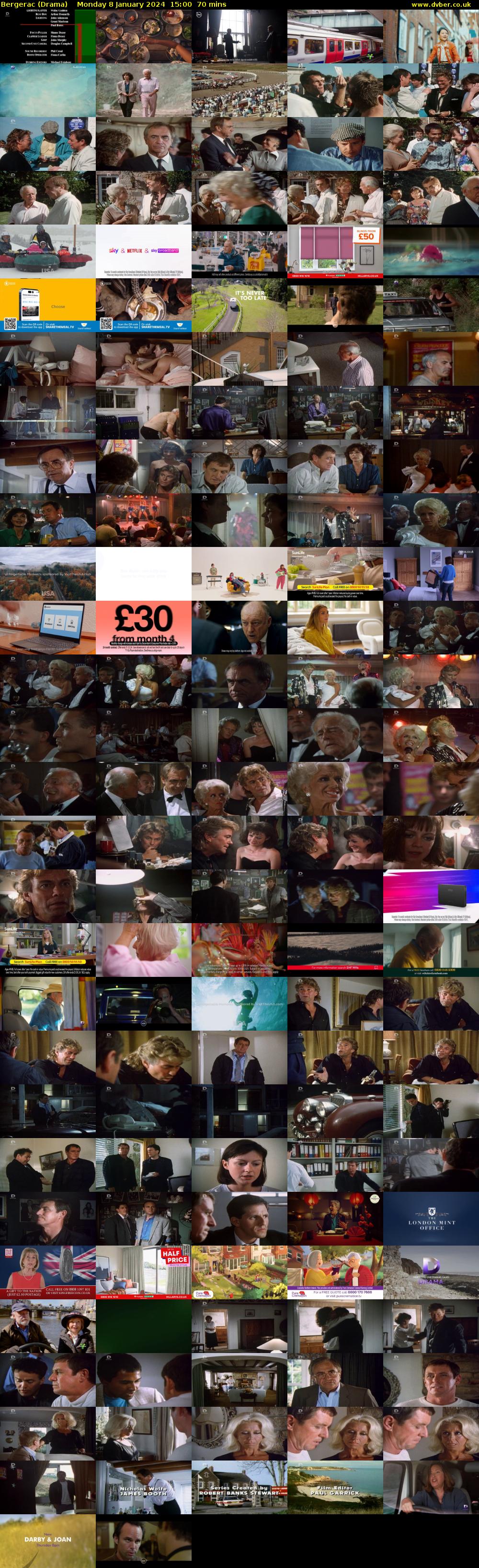 Bergerac (Drama) Monday 8 January 2024 15:00 - 16:10