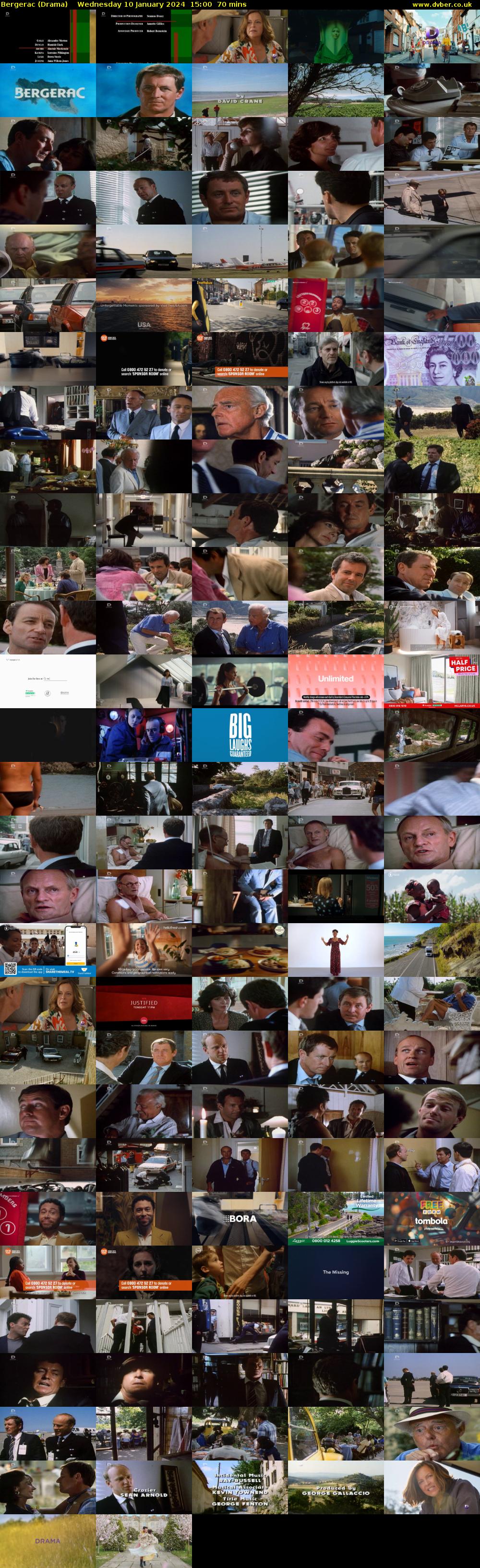 Bergerac (Drama) Wednesday 10 January 2024 15:00 - 16:10