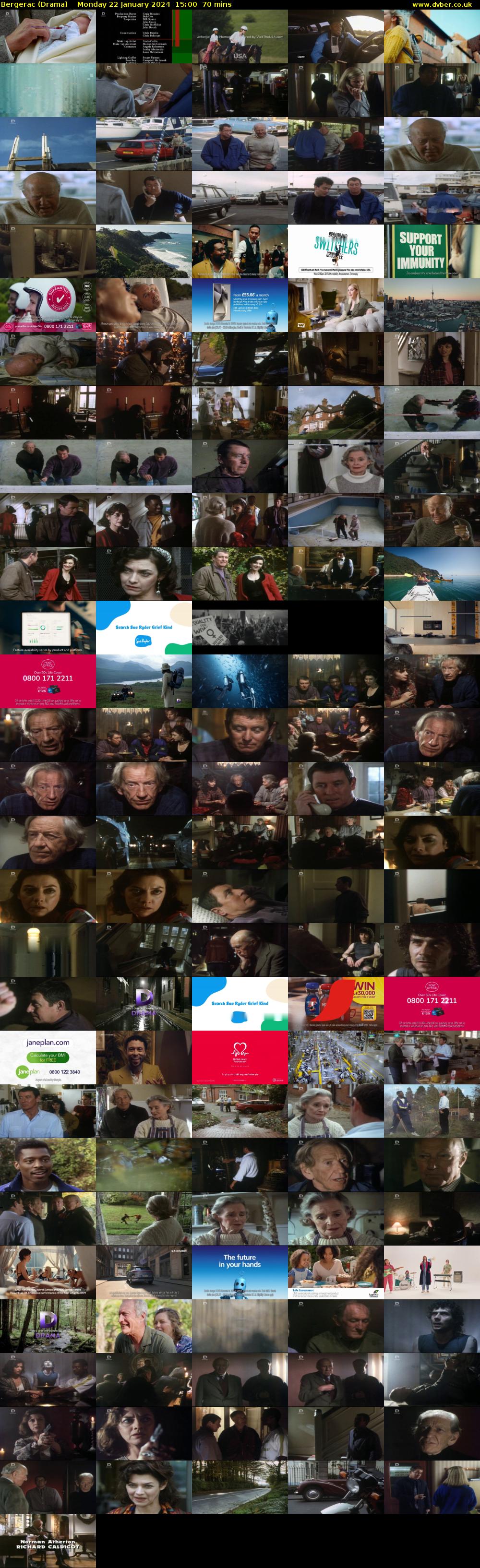 Bergerac (Drama) Monday 22 January 2024 15:00 - 16:10