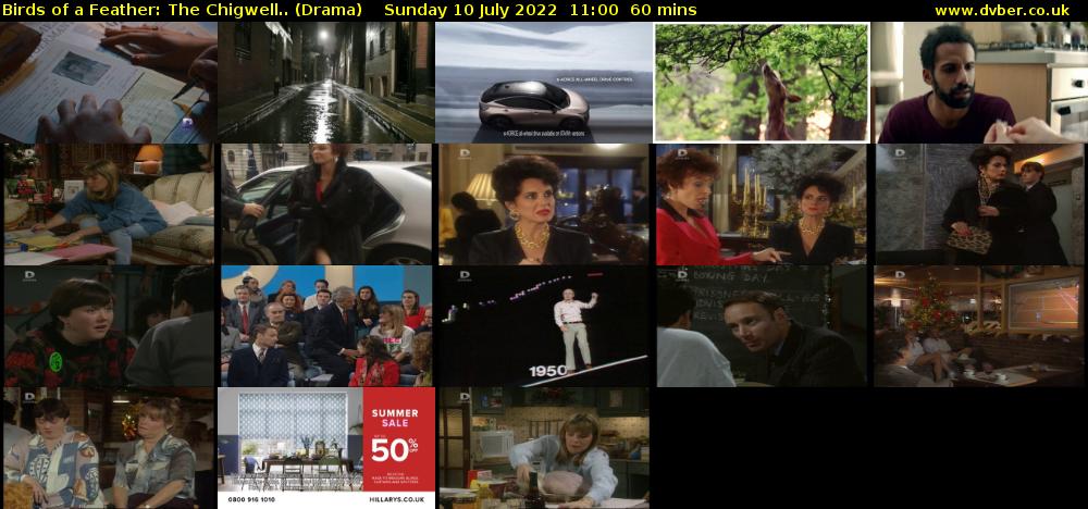 Birds of a Feather: The Chigwell.. (Drama) Sunday 10 July 2022 11:00 - 12:00