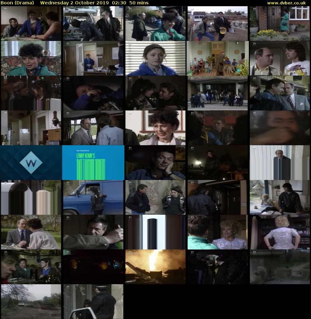 Boon (Drama) Wednesday 2 October 2019 02:30 - 03:20