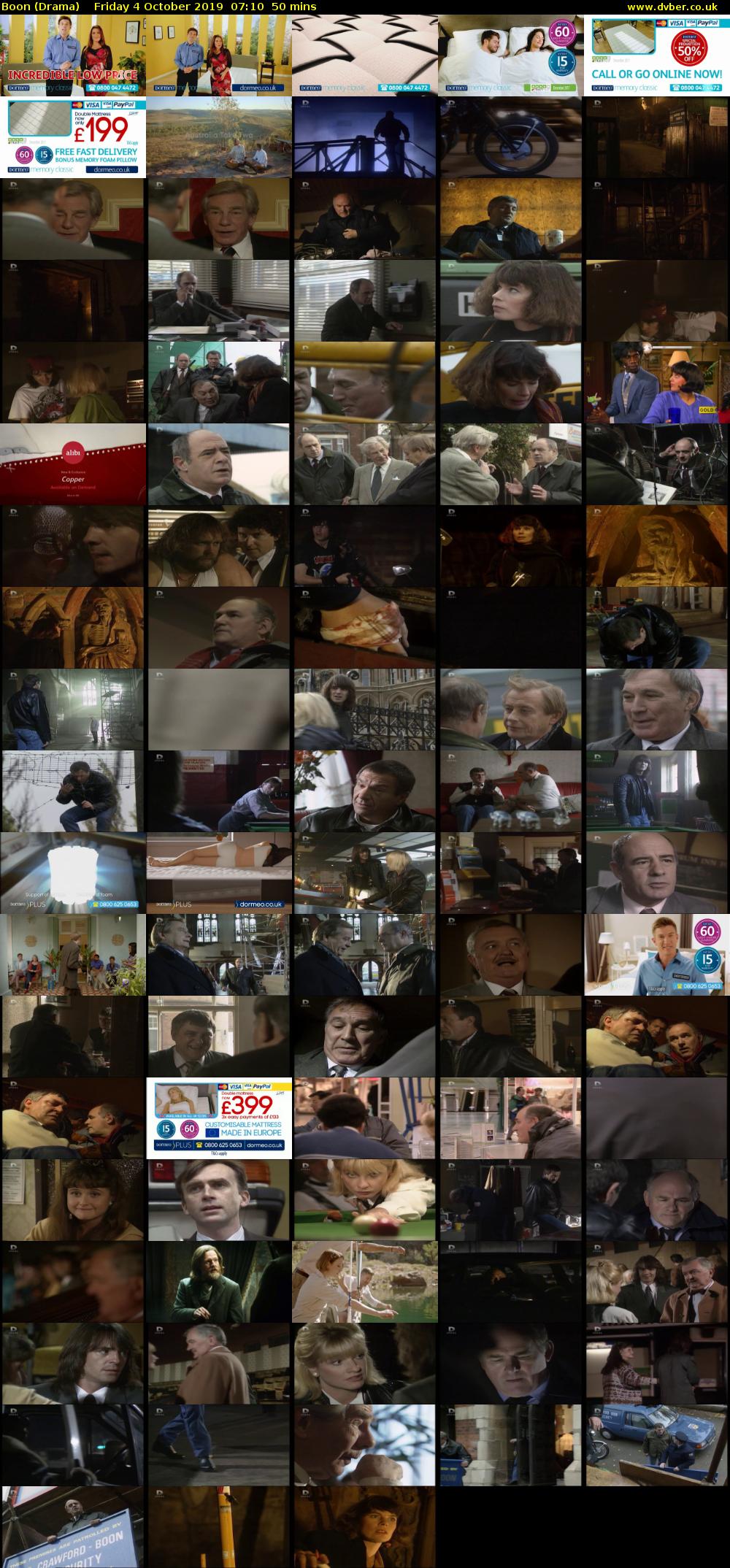 Boon (Drama) Friday 4 October 2019 07:10 - 08:00