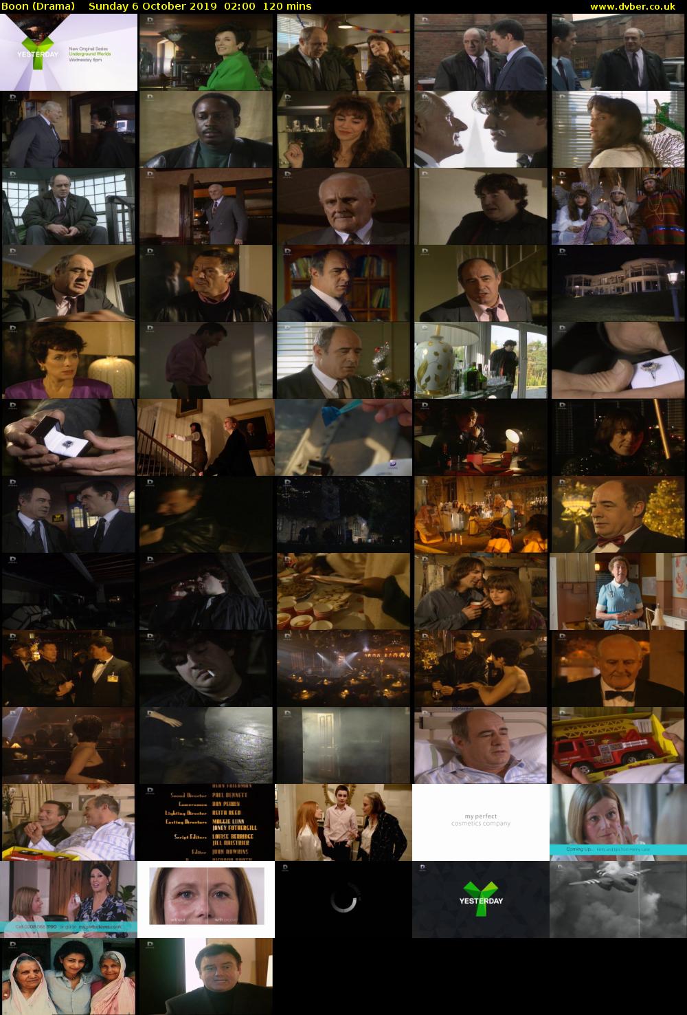 Boon (Drama) Sunday 6 October 2019 02:00 - 04:00
