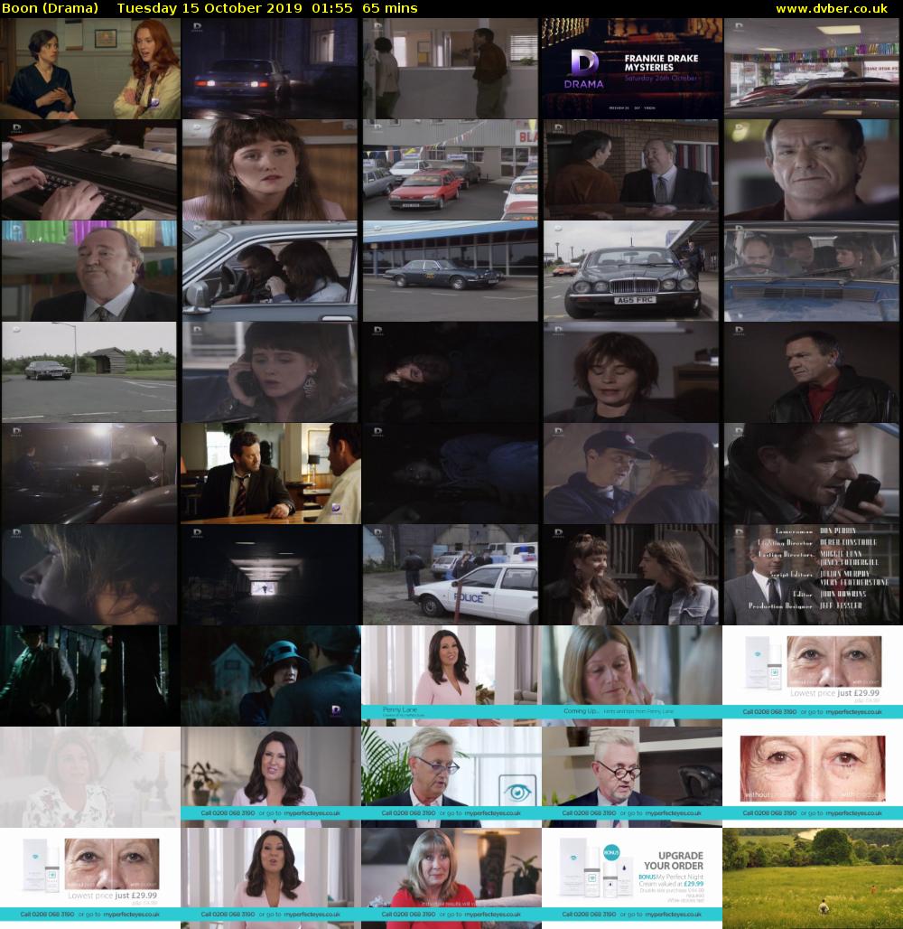 Boon (Drama) Tuesday 15 October 2019 01:55 - 03:00