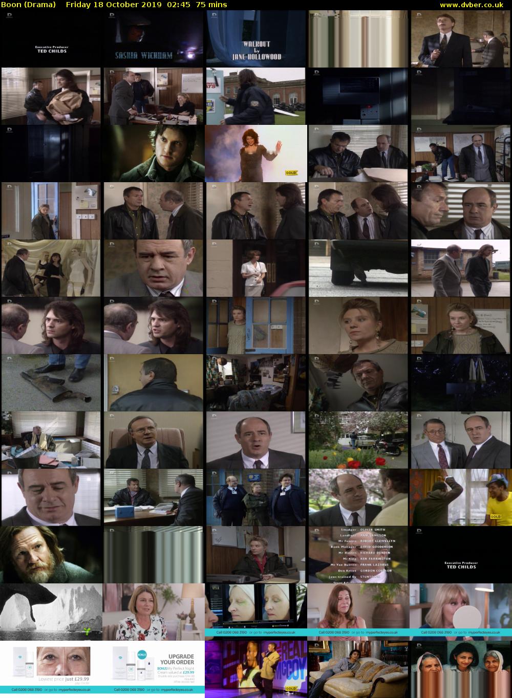Boon (Drama) Friday 18 October 2019 02:45 - 04:00