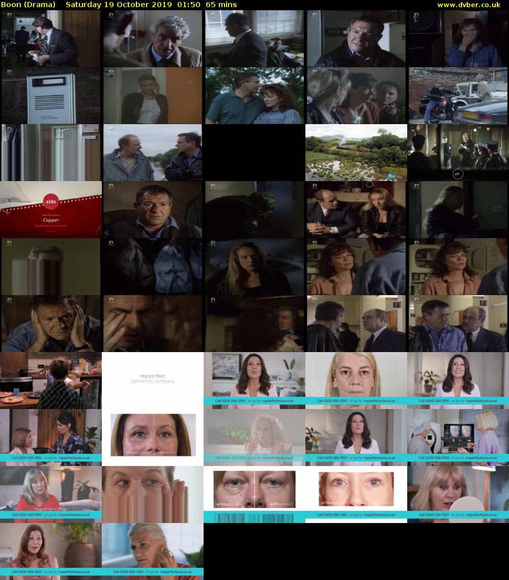 Boon (Drama) Saturday 19 October 2019 01:50 - 02:55