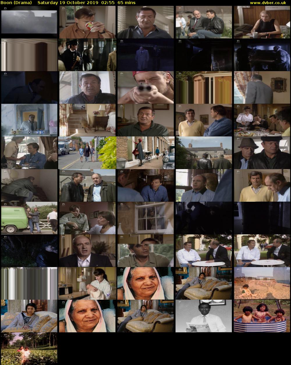 Boon (Drama) Saturday 19 October 2019 02:55 - 04:00